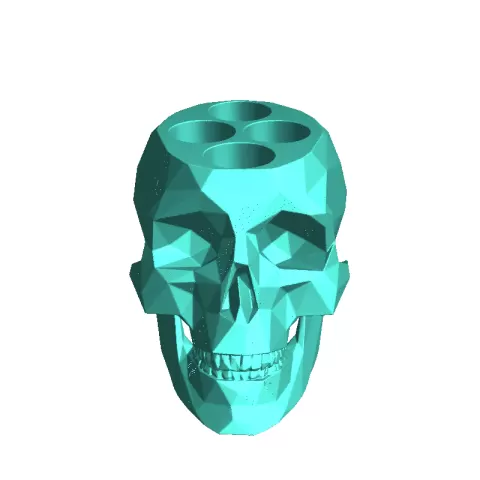 Skull candle holder - Sparky