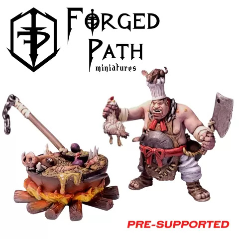 Ogre Cook - ForgedPathMiniatures