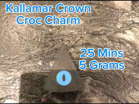 Kallamar Crown Croc Charm - Cult Of The Lamb