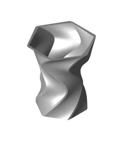 Fast Hexagonal Vase-Container - can Print in Vase Mode