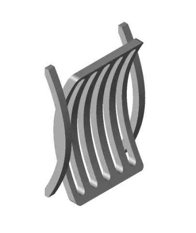 Soap Holder Rectangle Rounded.stl