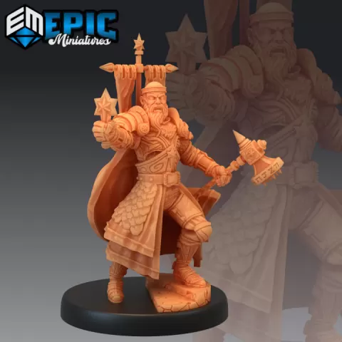 Warpriest Holy Sign / Warrior Priest / War Hero Paladin / Champion of Light by Epic-Miniatures
