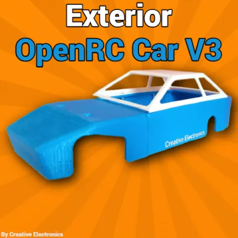 Open RC Car V3 - Exterior by Creative Electronics