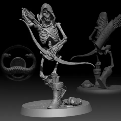 Skeleton Archer 2 by PostMortemNihiliEst
