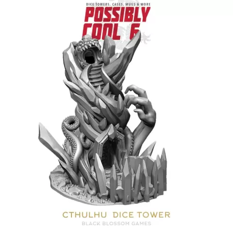 T6T01 Cthulhu Dice Tower :: Cool Dice Towers 6 :: Black Blossom Games by Black Blossom Games
