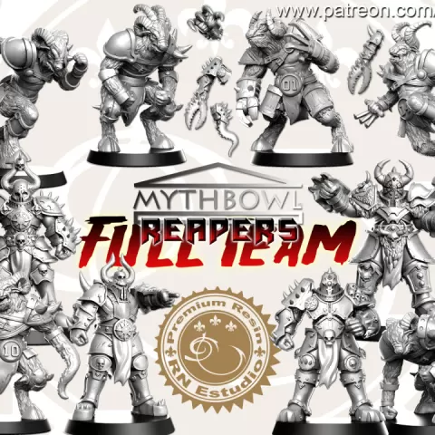 Reapers Team 16 miniatures Fantasy Football 32mm by RN Estudio