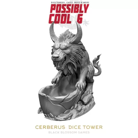 T6T02 Cerberus Dice Tower :: Cool Dice Towers 6 :: Black Blossom Games by Black Blossom Games