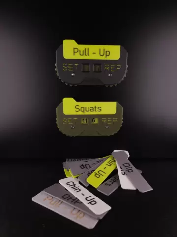 Set / Rep Counter - Analog Exercise Tracker