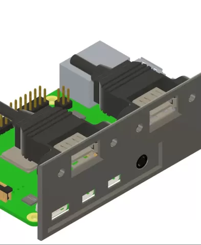 Raspberry pi 4 B panel connection guide