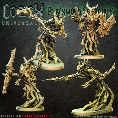 Oaklaw Treefolk pack (presupported) by Codex Universalis