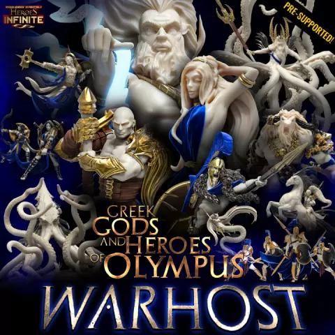 Greek Gods and Heroes of Olympus WARHOST by Heroes Infinite