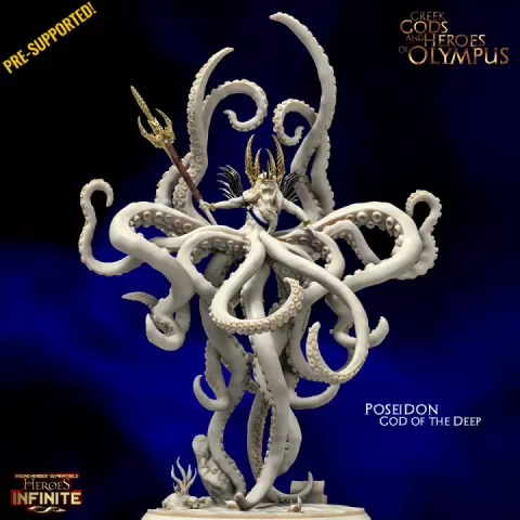 Poseidon, God of the Deep (Greek Gods and Heroes of Olympus Army) by Heroes Infinite