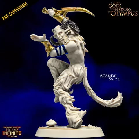 Agandel, Satyr (Greek Gods and Heroes of Olympus) by Heroes Infinite