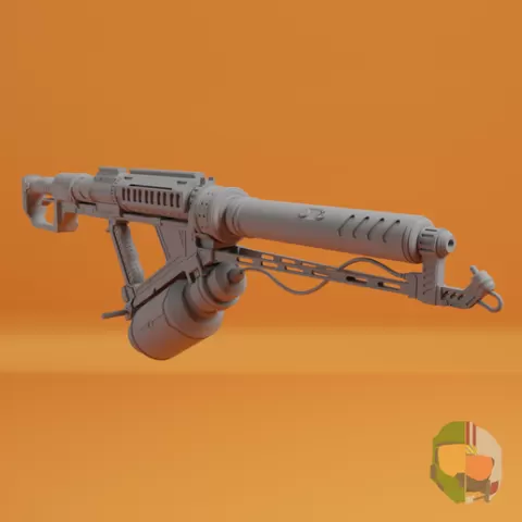 Helldivers 2 Flamethrower Stratagem Prop
