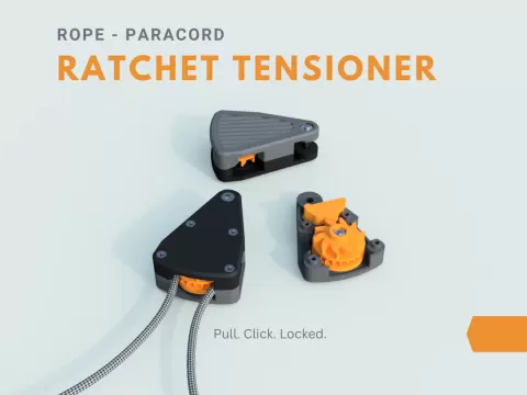 Rope Paracord Ratchet Tensioner Outdoor Tie-Down