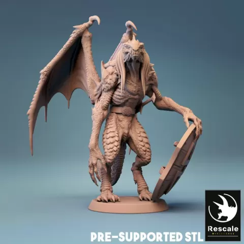 Green Abishai by Rescale Miniatures