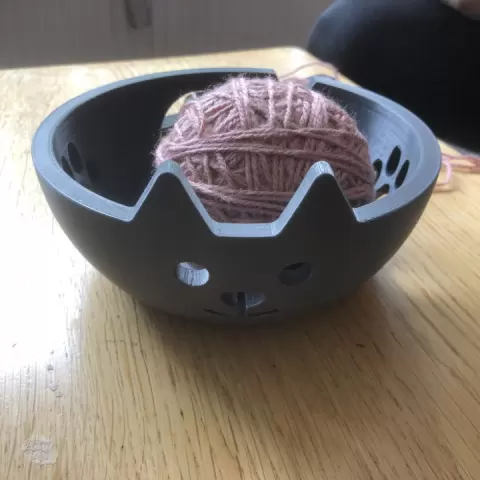 Kitty Kat Wool Bowl by Bishop