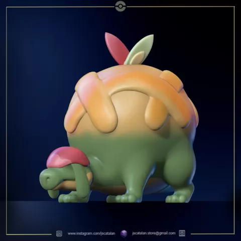Appletun (pokemon) by Jose Catalan