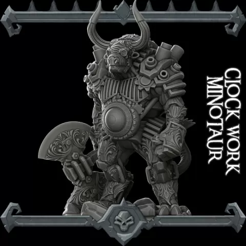Clockwork Minotaur by RocketPigGames