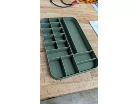 Parts tray organizer