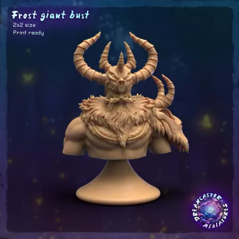 Frost giant bust by Dreamcaster