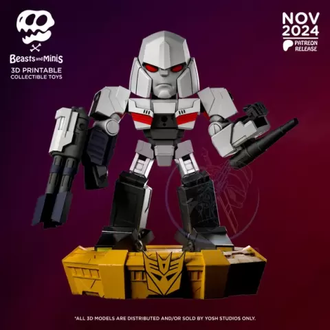 Megatron Mini 3D Printer STL File