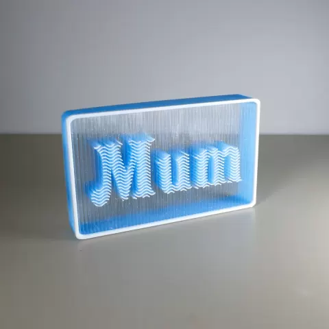 Mum Suspended String Art