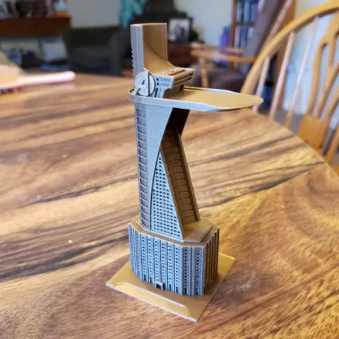 Avengers Tower for Small Scale Wargames by Charles