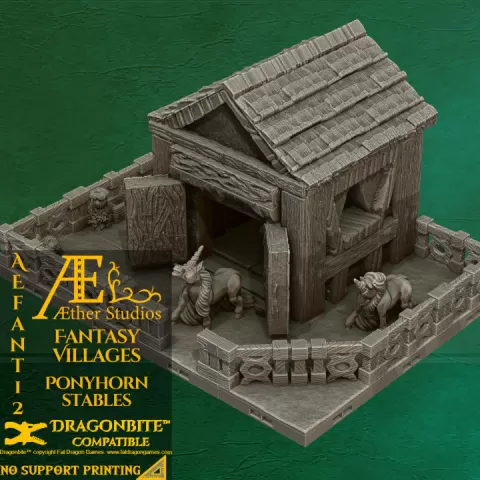 AEFANT12 - Ponyhorn Stables by Aether Studios