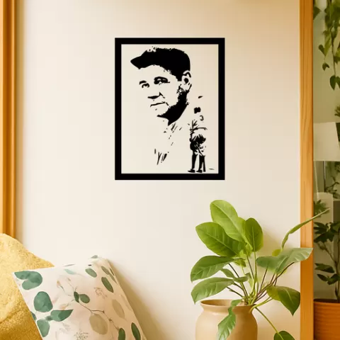 Babe Ruth Babe Ruth Babe Ruth Wall Art Framed