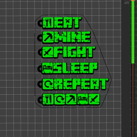 Minecraft Keychains