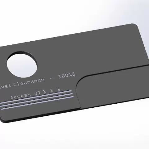 Fallout 4 Vault 75 ID Access Card