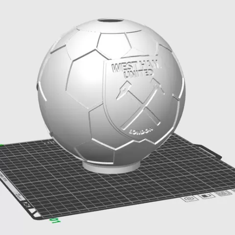 West Ham United FC Football team lamp (soccer)
