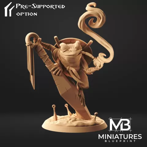 Ninja Frog - Miniatures Blueprint