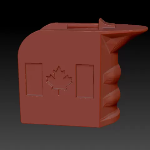 Canadian Flag Magwell Grip For AR15 & M4 Style Airsoft Rifles by Mike S
