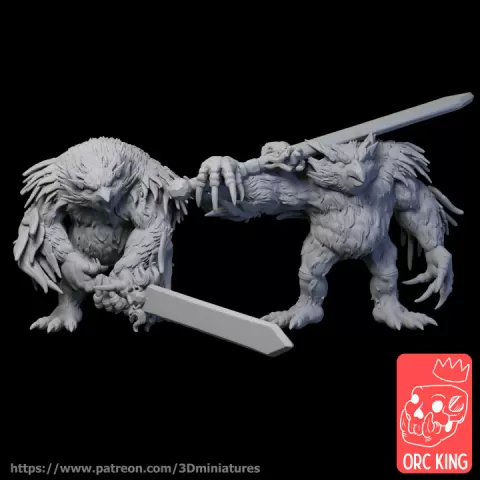 Bearowl Warriors by Orc King Studio