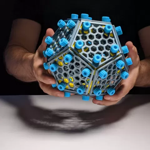 Bolted Dodecahedron by Clockspring