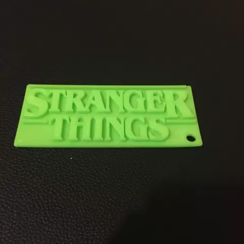 Stranger Things Keychain by PrinterPersons