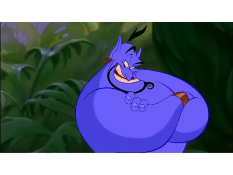 Genie figure head- Aladdin