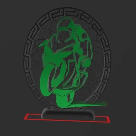 Motorcycle - Q32 - Quick Print Gift - 2D - NO SUPPORT