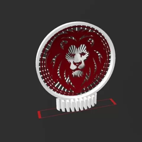 Lion - Q63 - Quick Print Gift - 2D - NO SUPPORT