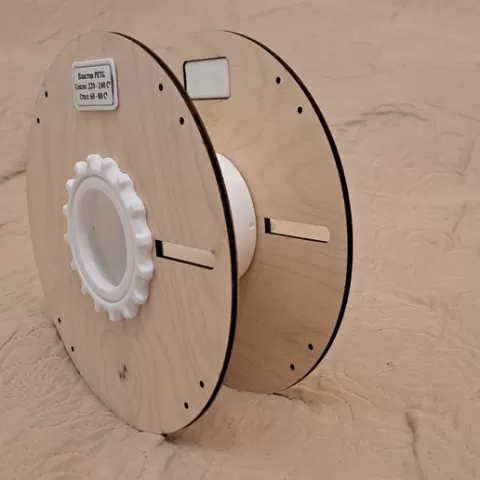 3D printer filament spool collapsible