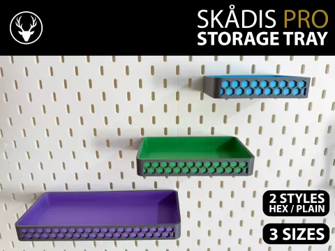 Skadis PRO - Slim storage tray