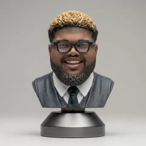 Druski Bust by 3dmodelgallery