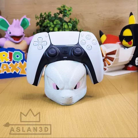 Mewtwo Controller Holder (Multiparts +3MF)