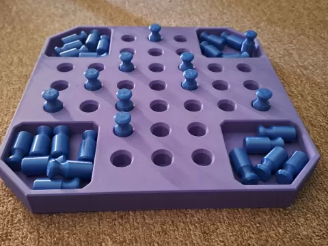 Large Peg Solitaire - 240x240mm Board