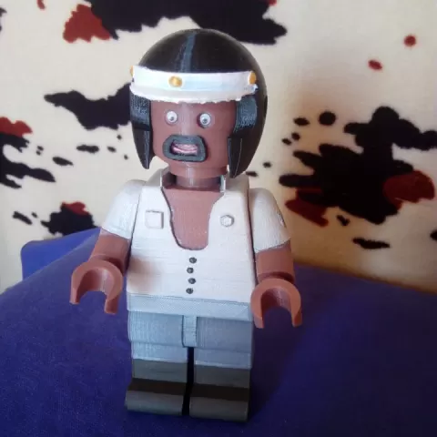 BODY MOTORIZED POLICE LEGO GIANT (VILLAGE PEOPLE) by MYT