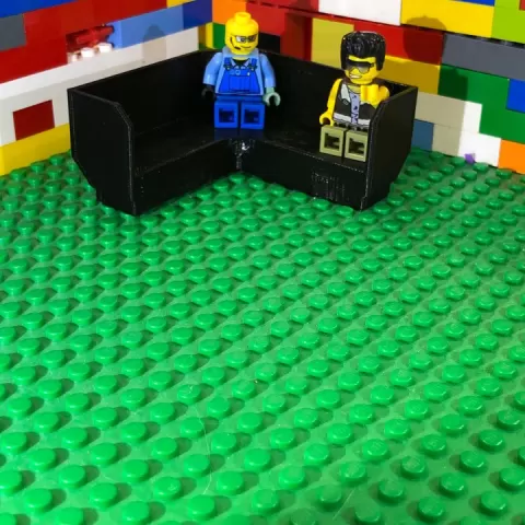 Lego Corner Couch by Nicholas Dienstbier