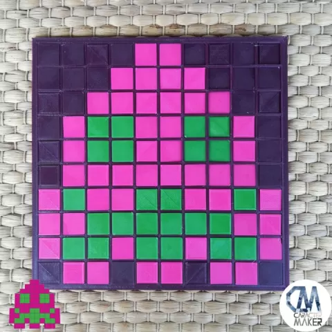 Tablero de píxeles/ Pixel table by caractermaker