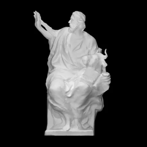 Pair of figures of Saint John and Saint Luke by Scan The World
